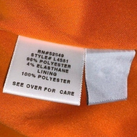 Laundry Dress Size 4 Orange Strapless Ruched Resortwear‎ Cocktail Chic NEW - Picture 4 of 8